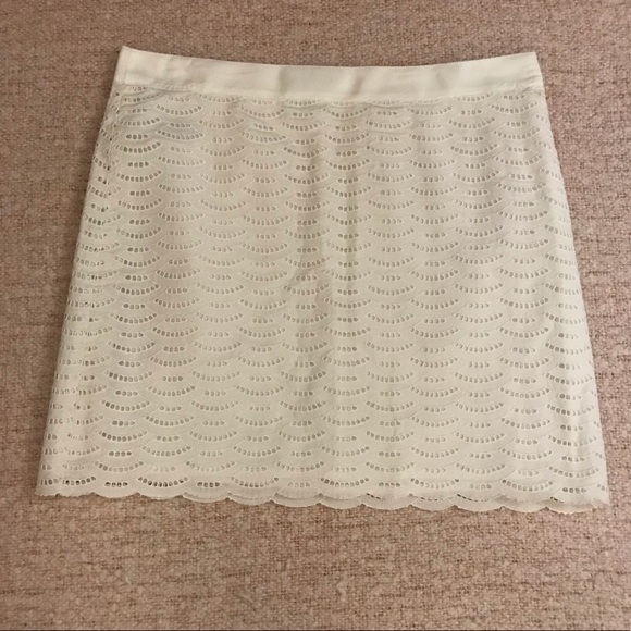J. Crew Dresses & Skirts - J.Crew white eyelet skirt